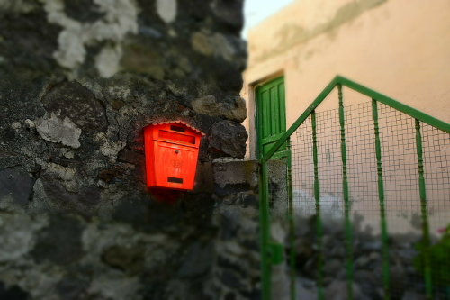 Briefkasten in Masca