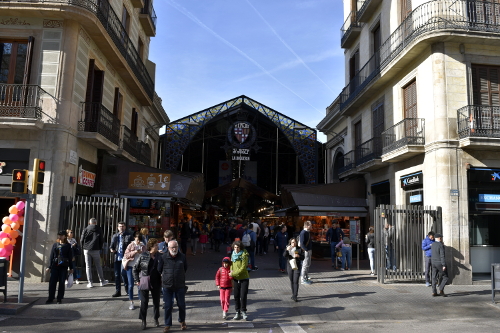 Markthalle La Boqueria in Barcelona